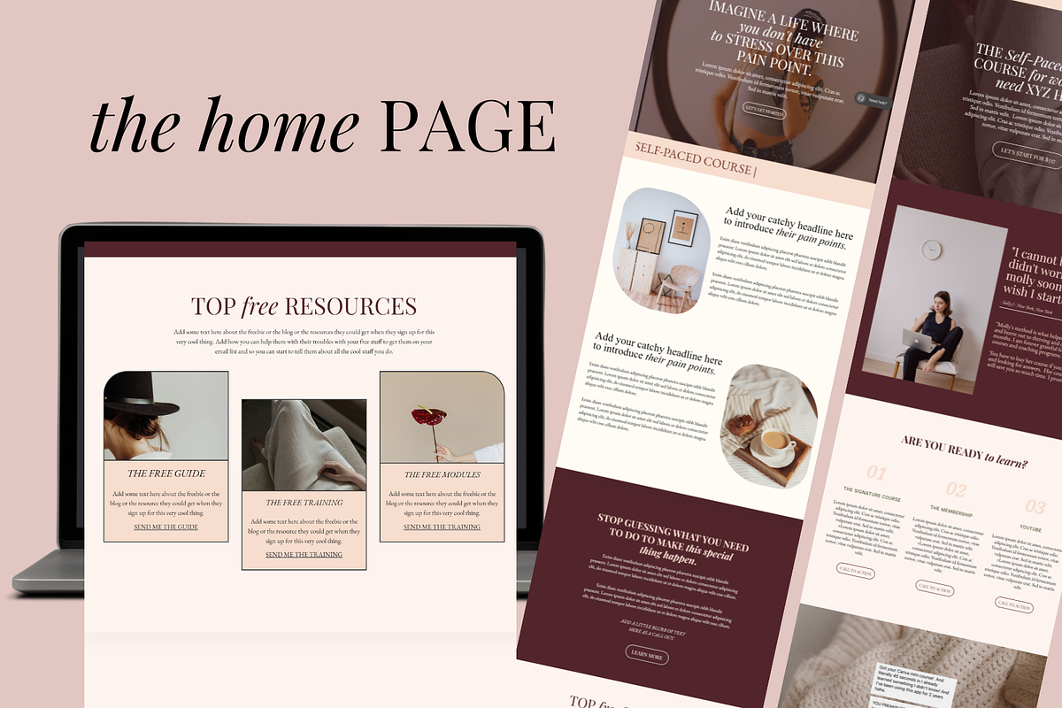 Kartra Sales Page + Website (Sonoma), a Landing Page Template by Solana Creative Co. (Photo 6 of 11)