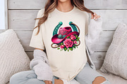 Cowgirl Hat and Roses PNG, an Illustration by Libby Wishes (Thumbnail 3 of 6)