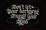 Kingslayer, a Blackletter Font by shineink.designlab (Thumbnail 5 of 7)