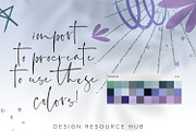 Wisteria Procreate Palette, a Palette Add-On by Design Resource Hub (Thumbnail 3 of 3)