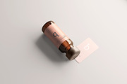 Amber Glass Vial Bottle Mockups, a Cups & Container Mockup by pmvch (Thumbnail 17 of 20)