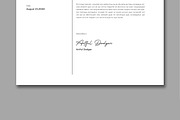 Minimal Resume Layout, a Resume Template by ContestDesign (Thumbnail 5 of 5)
