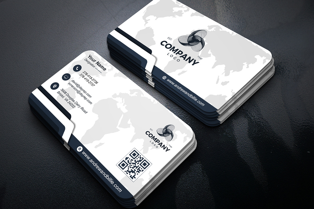Business Card for Corporate Services