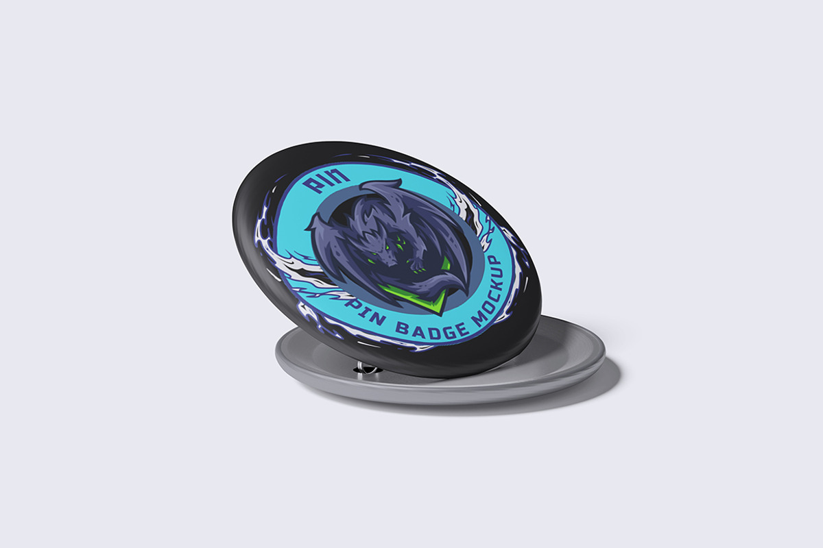 Plastic Badges Mockup, an Advertising Mockup by Creative_A23 (Photo 3 of 4)