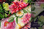 Summer flowers seamless pattern, a Pattern Graphic by Yana Dobrik (Thumbnail 5 of 11)