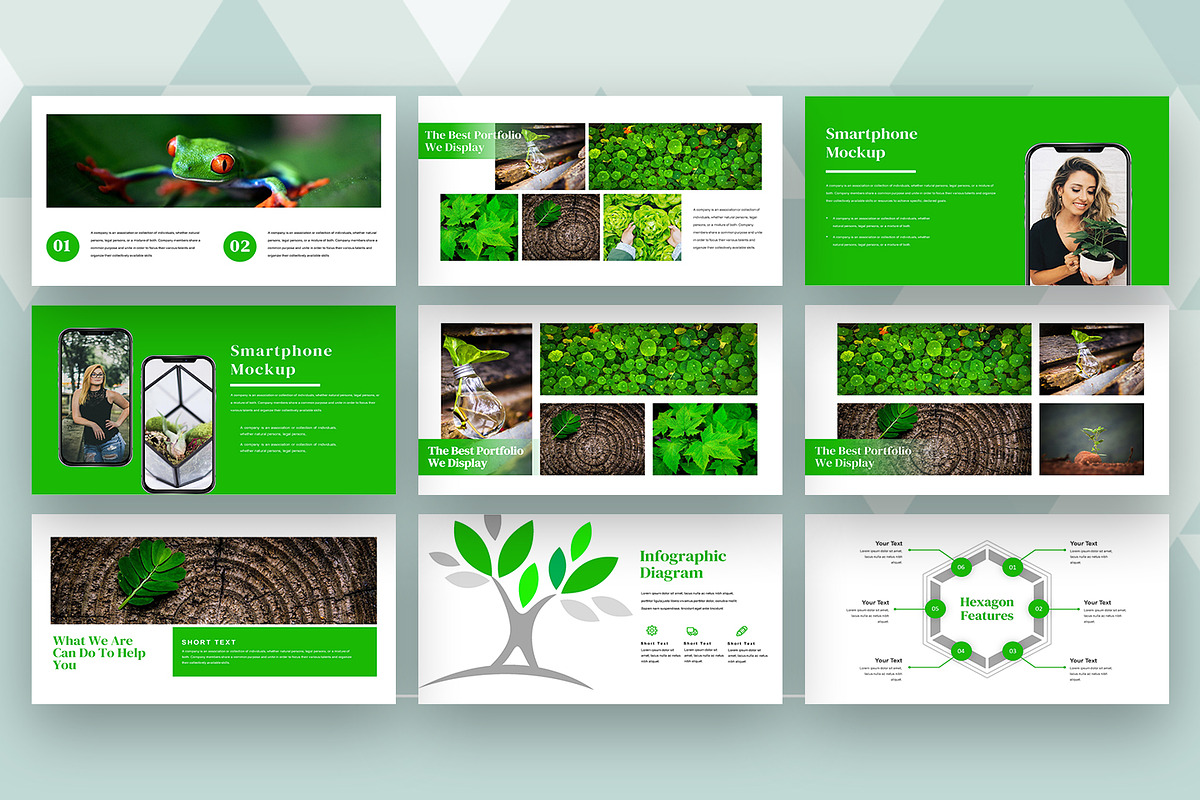 Natural - Powerpoint Template, a Presentation Template by UnicodeID
