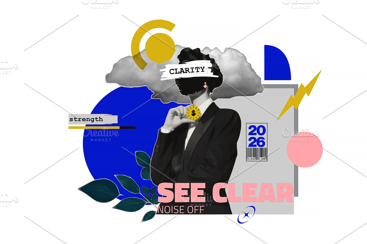 Modern Business Collage Poster Set, an Object Graphic by Creative Graphics (Photo 5 of 5)