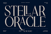 Stellar Oracle — Celestial Display, a Serif Font by Helotype (Thumbnail 1 of 10)