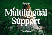 Rodrego Elegant Retro, a Sans Serif Font by Haps Space (Thumbnail 10 of 10)