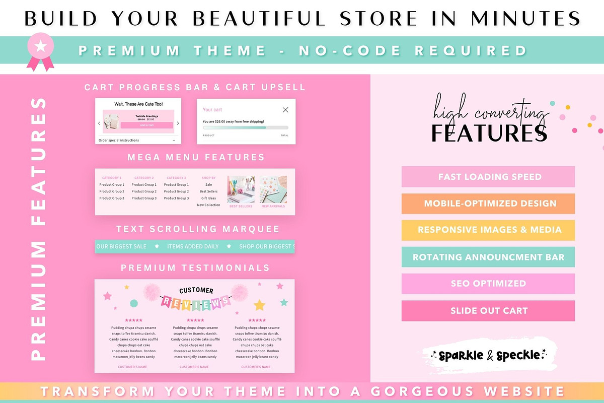 Party Shop Shopify Theme, a Shopify Template by Sparkle & Speckle (Photo 5 of 10)