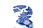 Number Three Design in Chinese Style, an Object Illustration by PonDeArt (Thumbnail 2 of 2)