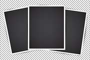 Vector Instant Photo Frames set, a Print Template by OKart.studio (Thumbnail 3 of 5)