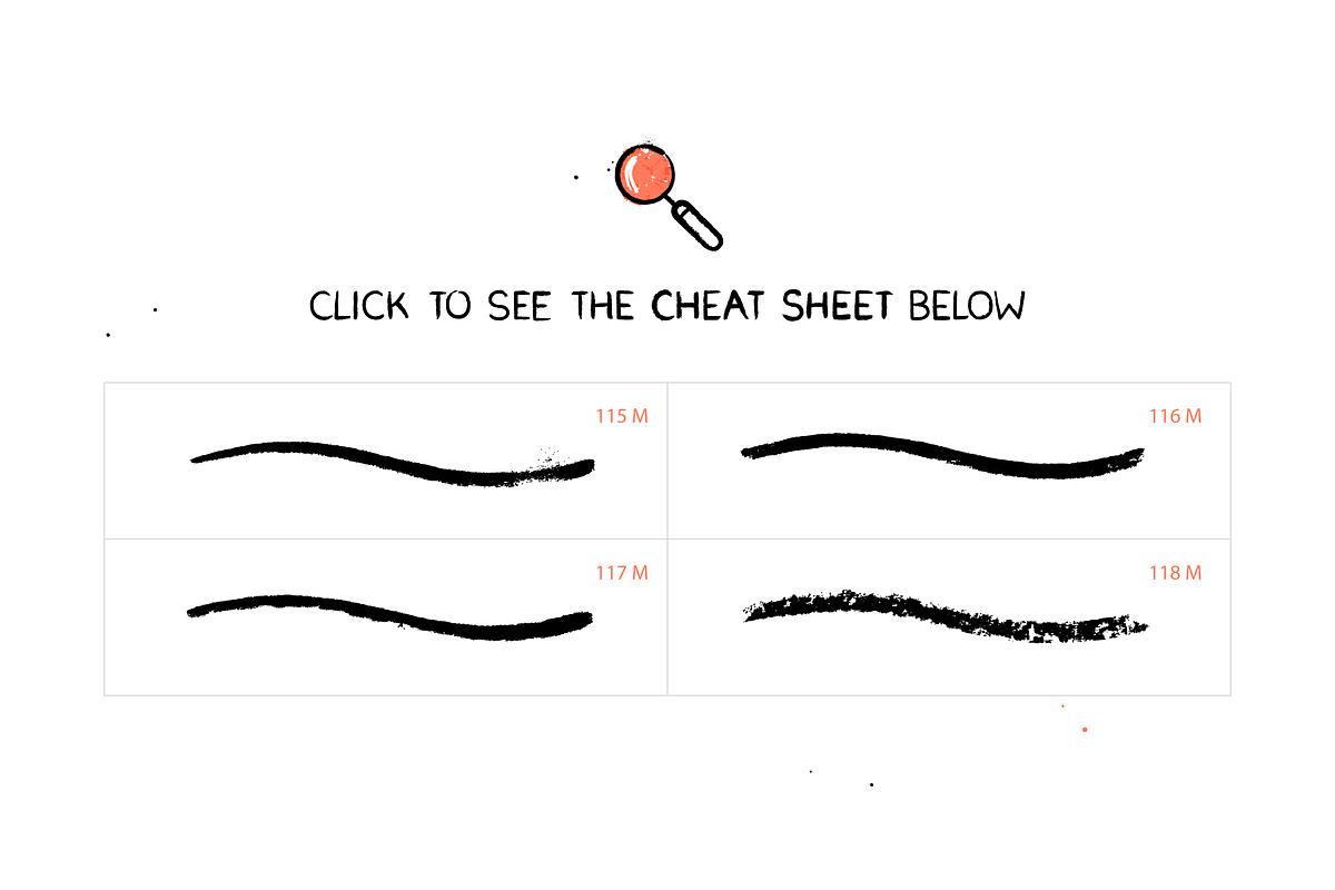 Hand Drawn Charcoal Brushes, a Brush Add-On by Side Project (Photo 5 of 6)