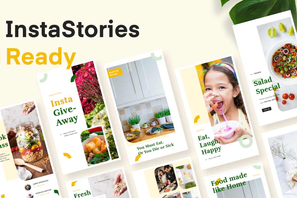 Foodie - Food Instagram Template, a Social Media Template by Designspace (Photo 4 of 8)