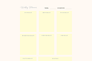 Weekly Planner, a Stationery Template by Brand Your Biz Co. (Thumbnail 8 of 10)