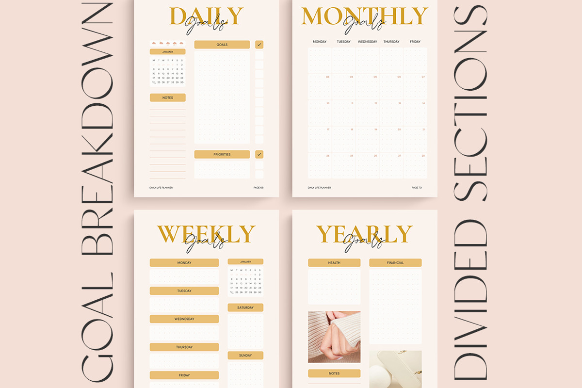 SALE 2024 Planner & Journal CANVA PS, a Magazine Template by Eviory (Photo 11 of 27)