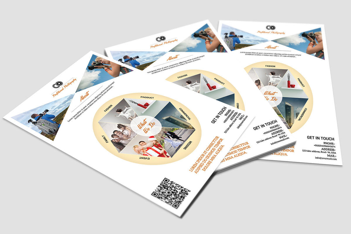 Photography Flyer Template-V110, a Flyer Template by Template Shop (Photo 3 of 5)