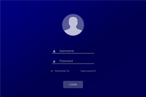 Login account template background, a Templates & Theme by LongQuattroArt