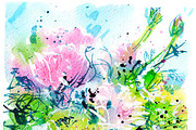 12 paintings with flowers, a Decorative Illustration by coconut_forest (Thumbnail 4 of 13)