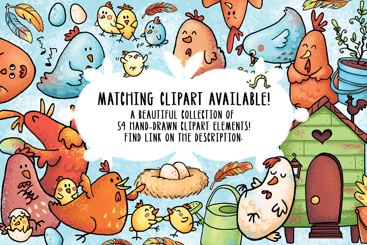 Charming Chickens - Stamps / Brushes, an Icon by Purple Frog (Photo 3 of 3)