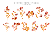 Floral Patterns Vector Clipart PNG, a Pattern Graphic by ARTMIRU (Thumbnail 5 of 15)