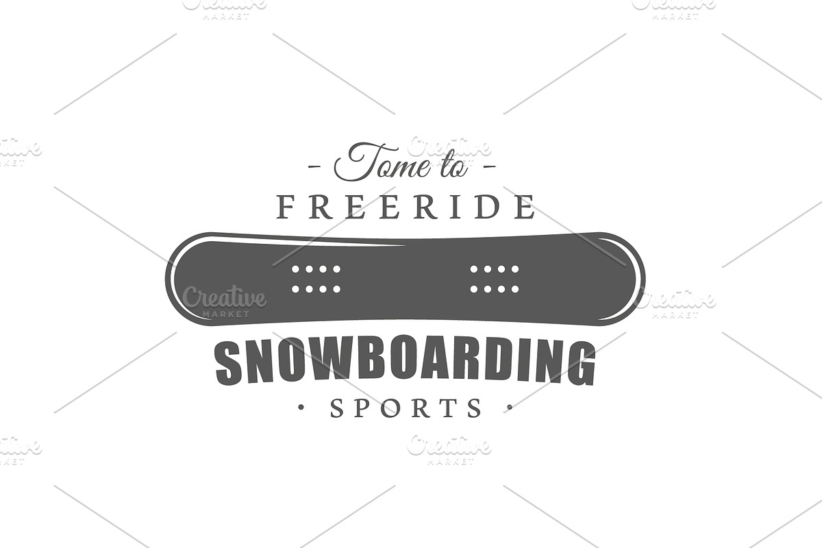 18 Snowboarding Logos Templates, a Branding & Logo Template by Art Design (Photo 15 of 26)