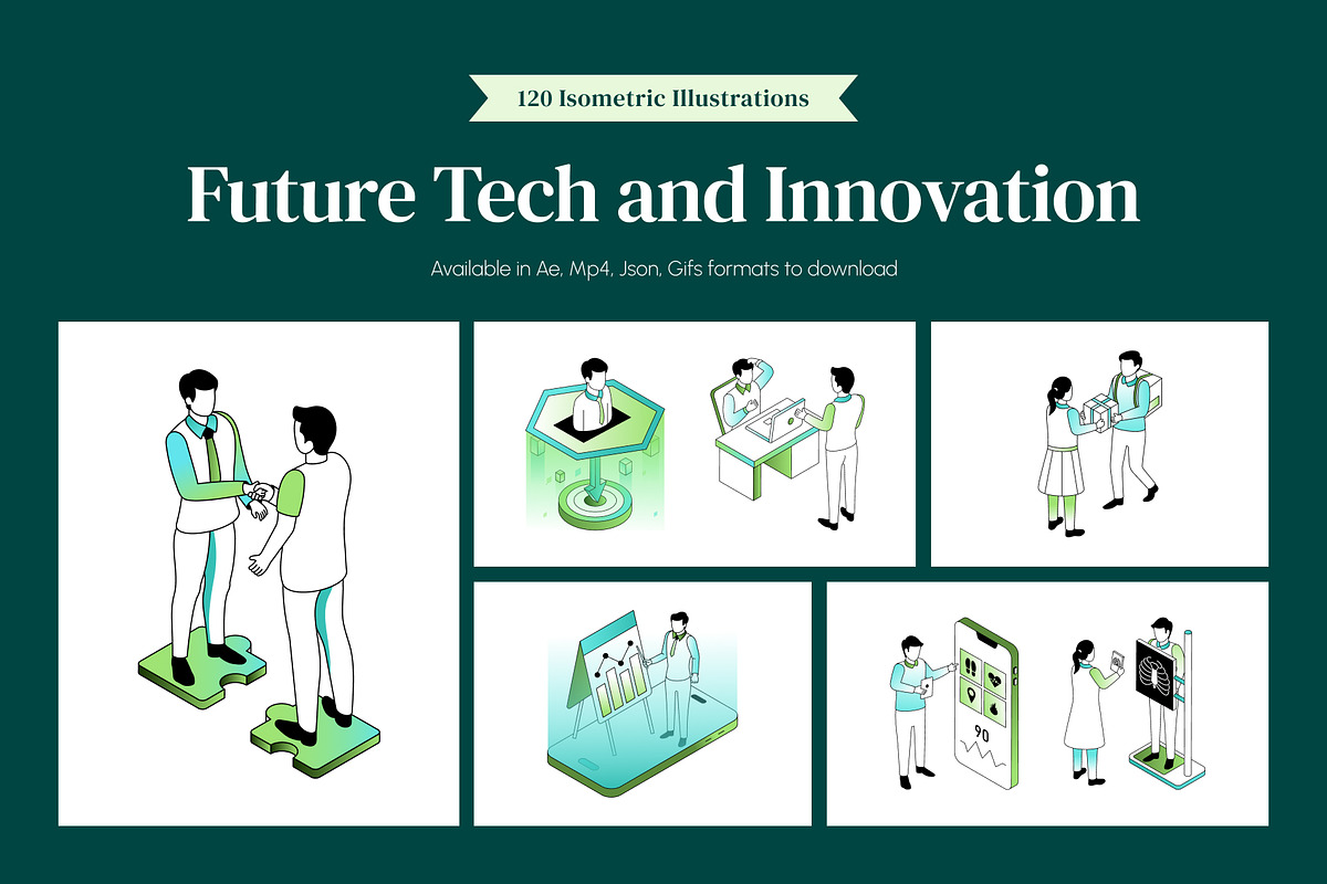 Animated Future Tech and Innovation, a Technology Illustration by Prosymbols (Photo 1 of 7)