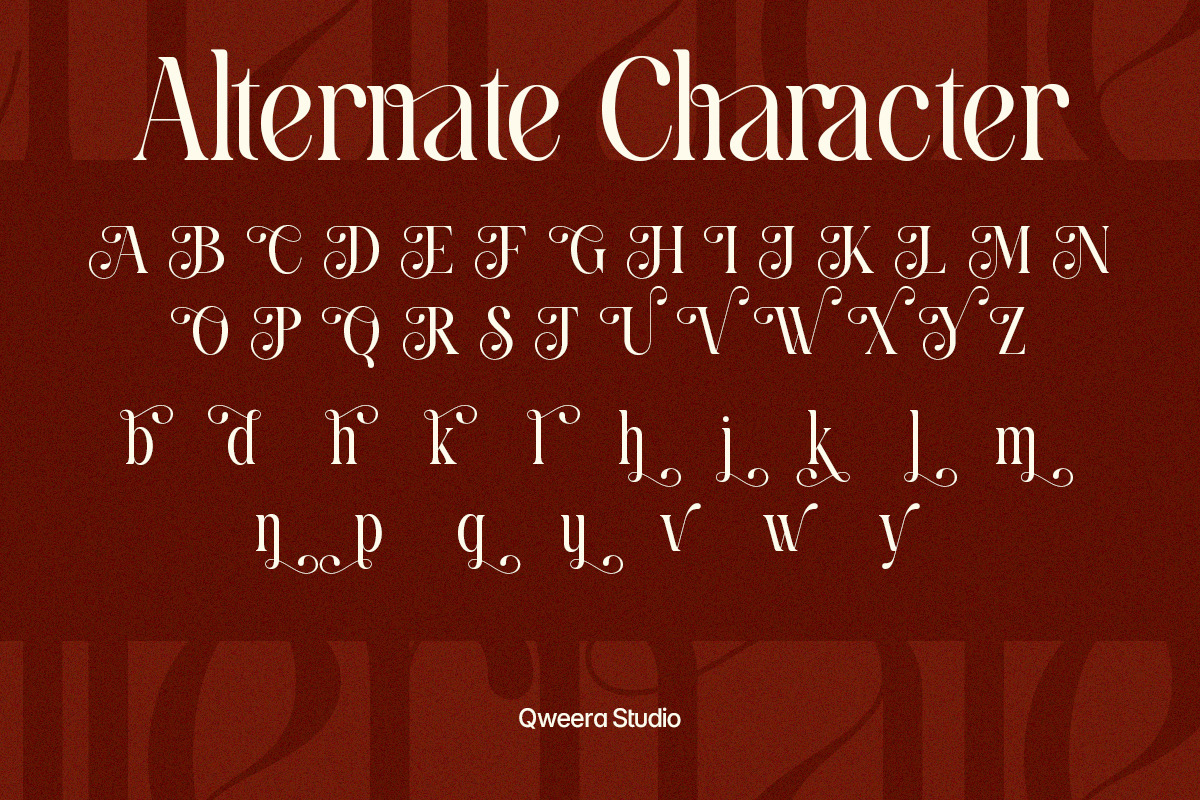 Calvigan - Romantic Elegant Luxury, a Serif Font by Qweera Studio (Photo 12 of 12)