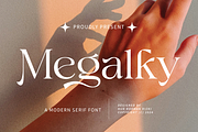 Megalky | Modern Elegant Serif Font, a Serif Font by Rissyletter Studio (Thumbnail 1 of 12)