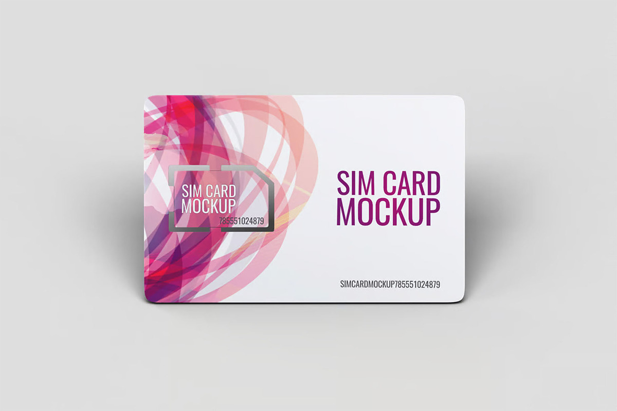 Sim Card Mock-Up, a Product Mockup by Se٧enStudio (Photo 6 of 7)