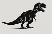 Dinosaur Silhouette Vector Bundle, an Illustration by jahid234 (Thumbnail 5 of 7)