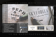 Vintage Logo Mock Up Set Volume 2, a Product Mockup by Yusof Mining (Thumbnail 5 of 5)