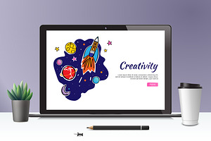 Creativity Website Space Design