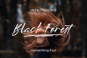 Black Forest Handwritting Font