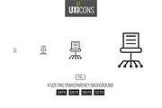 UXIcons Design: 30 Furniture icons, an Outline Icon by Foxyard studio (Thumbnail 4 of 4)