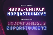 NIGHTIES - Neon Light Party Font, a Sans Serif Font by Hamz Studio (Thumbnail 3 of 11)