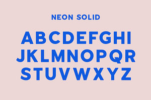 Neon - An Outline Font Bundle