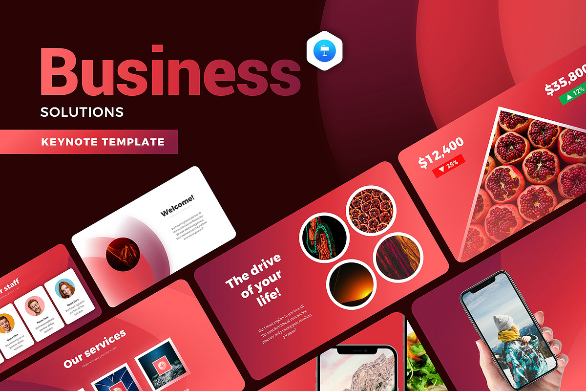 Corporate Business Solutions, a Presentation Template by Presentation Templates (Photo 1 of 7)