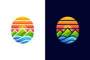 Gradient Modern Mountain Logo Design, a Branding & Logo Template by Artnivora.Std (Thumbnail 3 of 3)