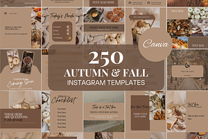 Autumn Instagram Templates