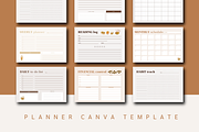 PLANNER CANVA TEMPLATE, a Stationery Template by The Little Lily Studio (Thumbnail 2 of 5)