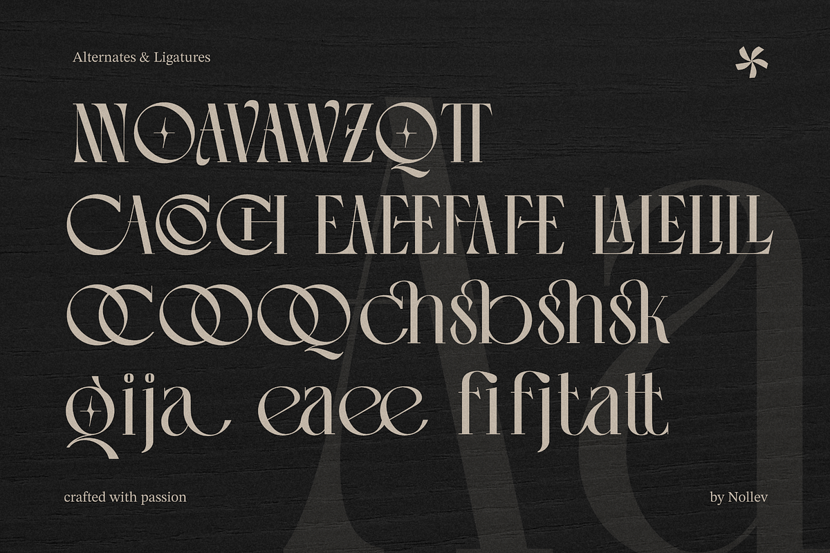 Vingico – Elegant Serif Display Font, a Serif Font by Nollev (Photo 15 of 15)