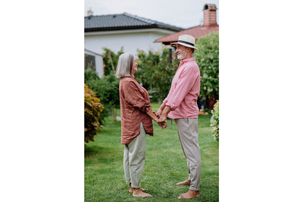 Senior couple in love posing, a Person Photo by HalfPoint