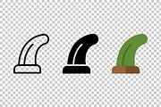 Curved Pipe Vector Icons, an Object Graphic by Artonix (Thumbnail 3 of 3)