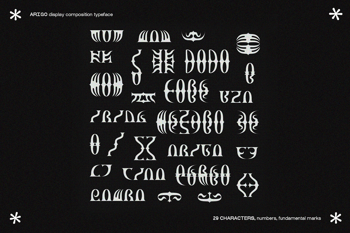 ARIGO Display Composition Font, a Font by MDP TYPEFACES (Photo 3 of 5)