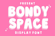 Bondy Space Cartoon Font
