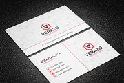 Clean Modern Business Card, a Business Card Template by Verazo (Thumbnail 1 of 3)