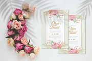 Flowers wedding invitation card, an Invitation Template by Workhu (Thumbnail 2 of 3)