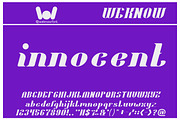 oceanography font, a Font by weknow (Thumbnail 2 of 5)