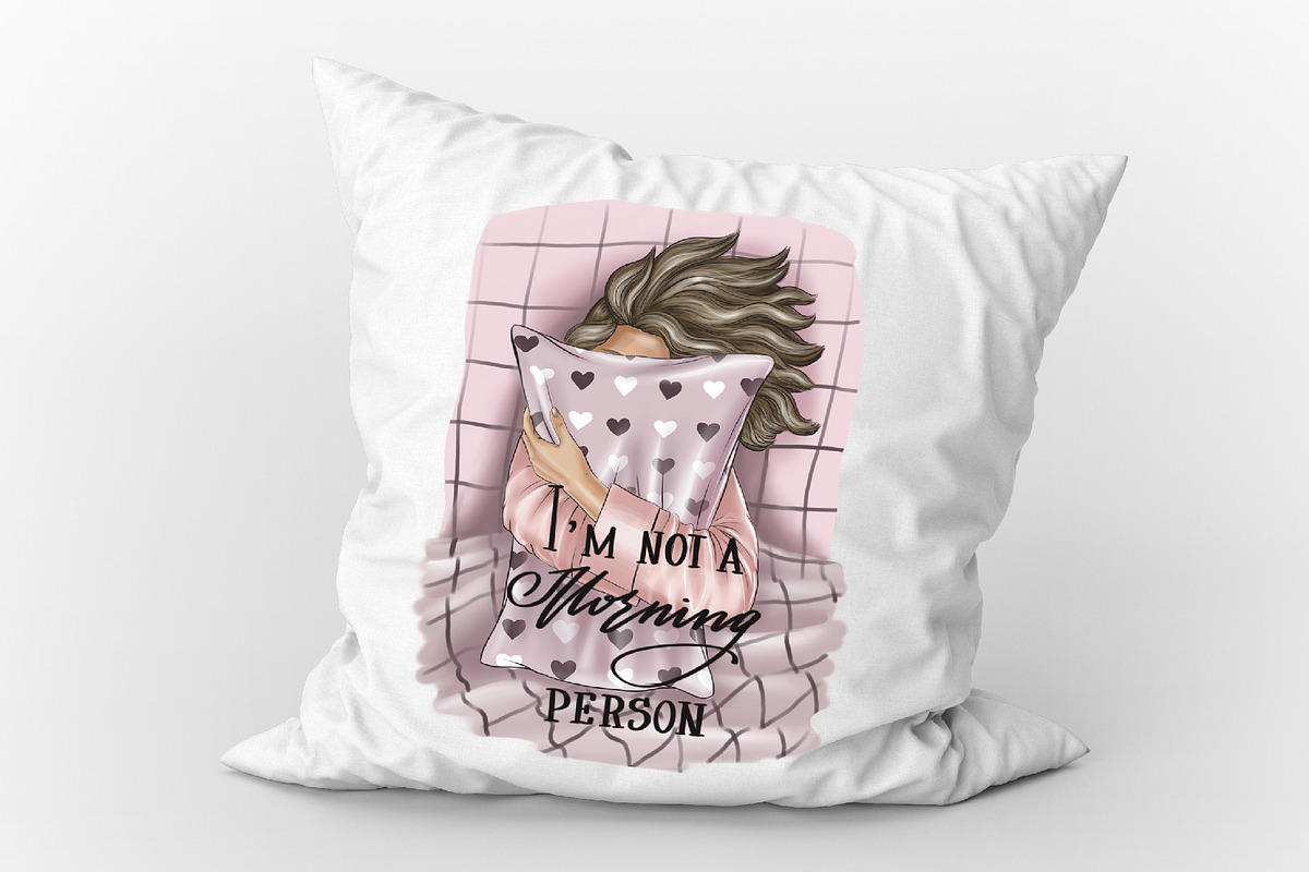 Sleeping girl, png clip-art, a Person Illustration by KupalinaArt (Photo 6 of 8)